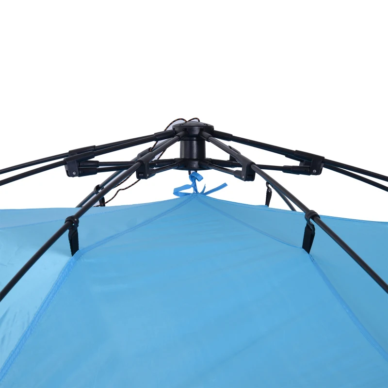 Outsunny Portable Automatic Pop Up Beach Tent UV Protection w/ Carry Bag