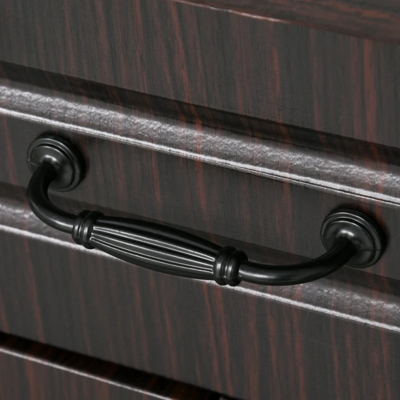 HOMCOM 71" Freestanding Kitchen Pantry Cabinet, Tall Storage Cabinet with 4 Doors and Drawer for Dining Room, Coffee