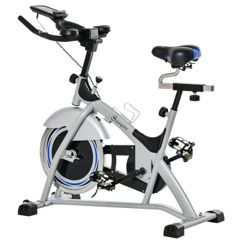 Soozier Indoor Cycling Bike Quiet Belt Drive Exercise Stationary