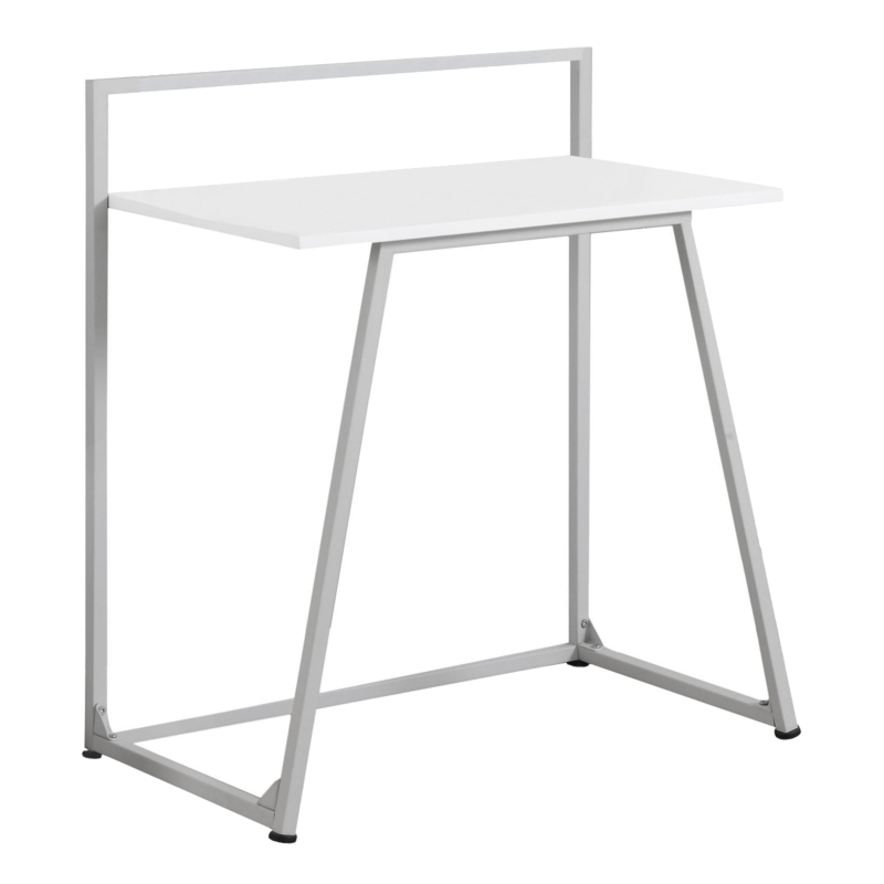 Monarch 30" Modern Compact Juvenile Metal Computer Desk - White