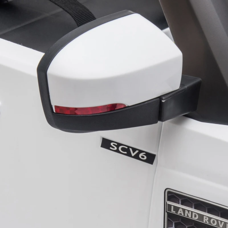 Aosom 12V Battery Kids Landrover Discovery Ride On Toy with Remote Control, Bright Headlights, & Working Suspension