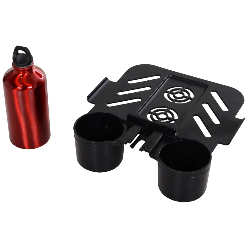 Soozier Stationary Exercise Bike with Deluxe Design Triangular Stand with Adjustable Resistance 28lbs Flywheel Phone Pad and Bottle Holder and LCD Monitor for Home Cardio Workout Fitness