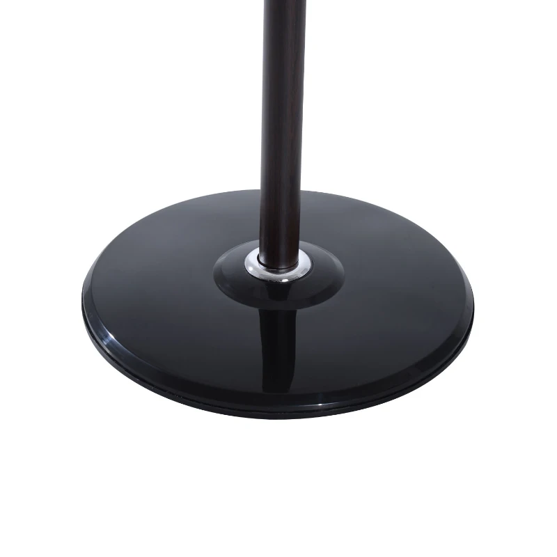 HOMCOM 69inch 4 Level 15 Hook Rotating Metal Coat Hat Jacket Umbrella Rack with Marble Base