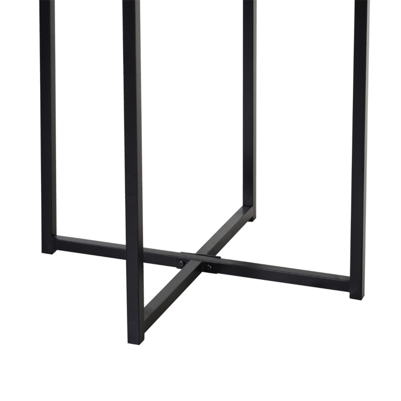 HOMCOM 5 Piece Dining Table Set, Square Kitchen Table Set With Stools for Small Space, Breakfast Nook, Natural Wood