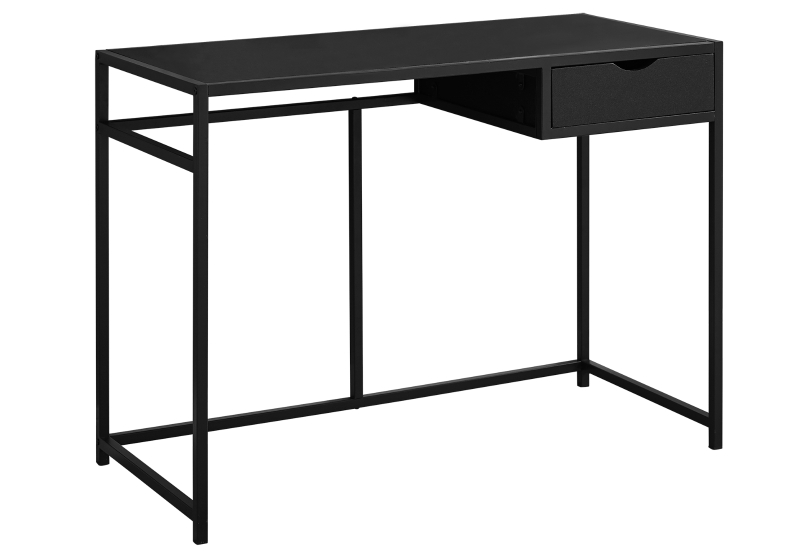 Monarch 42" Contemporary Compact Computer Writing Desk - Black