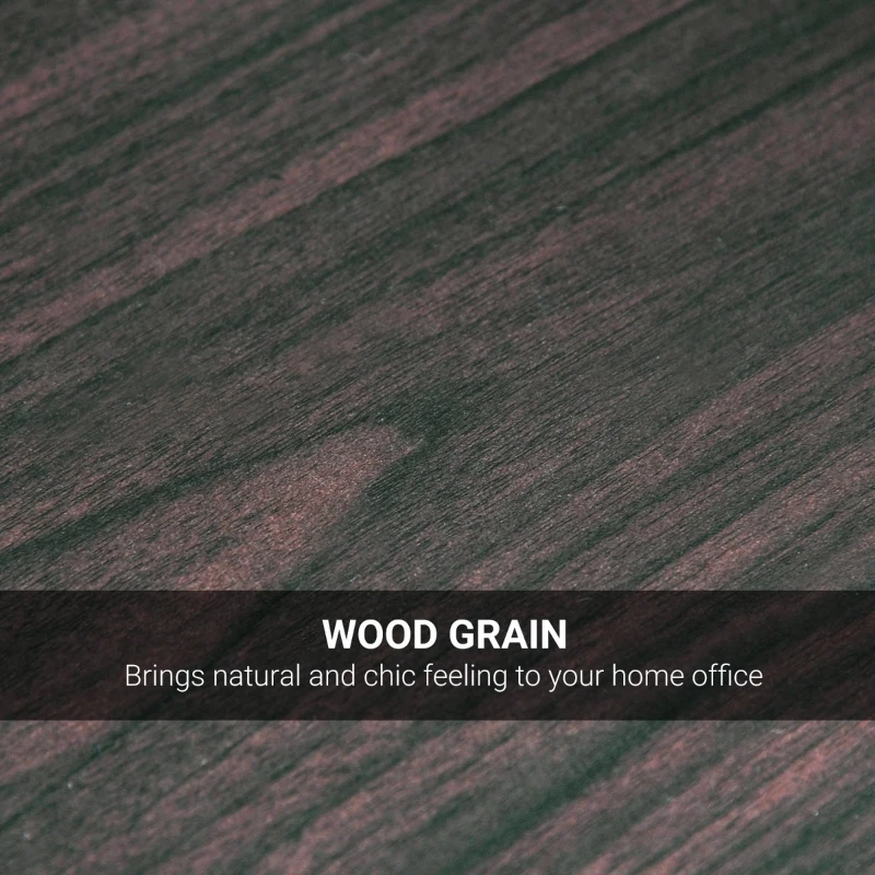 HOMCOM L-Shaped Desk with Hutch, Computer Desk with Drawers, Home Office Corner Desk Study Workstation Table with Storage Cabinets Shelves, Dark Gray