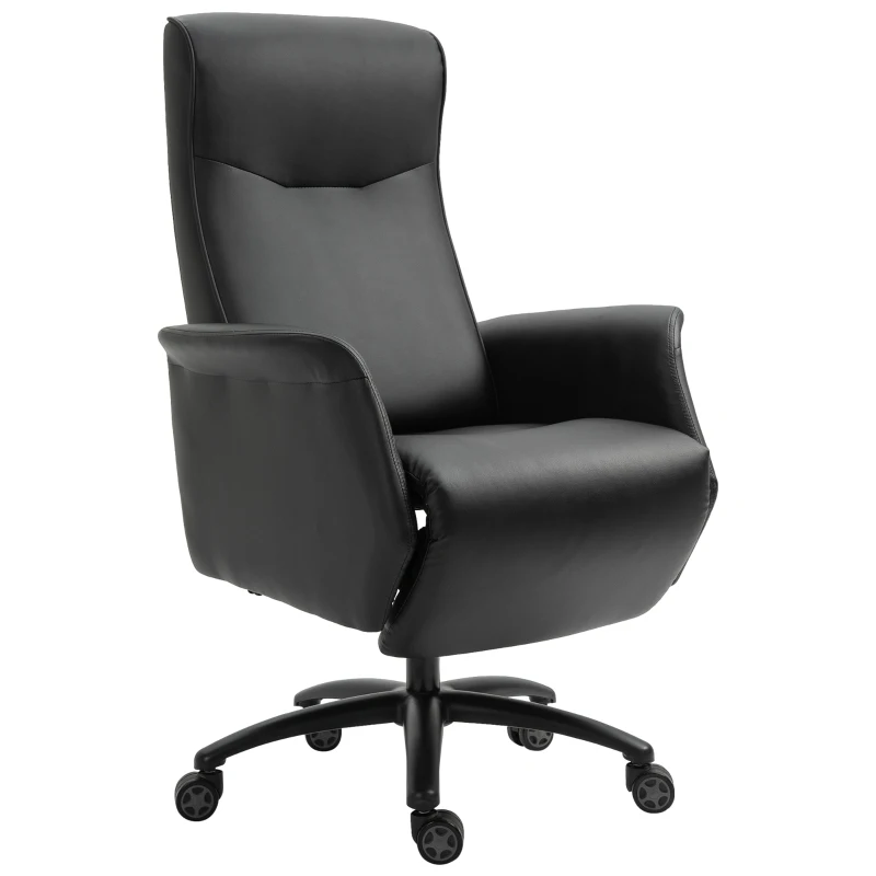 Vinsetto Office Chair High Back Ergonomic Swivel  Computer Recliner Footrest