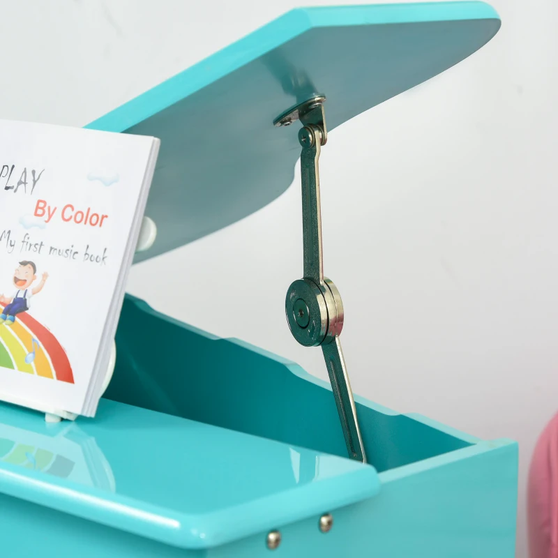 HOMCOM Modern Kids Piano 30 Keys Set of 2 Mini Toy for Child Grand Piano with Music Stand and Bench - Green