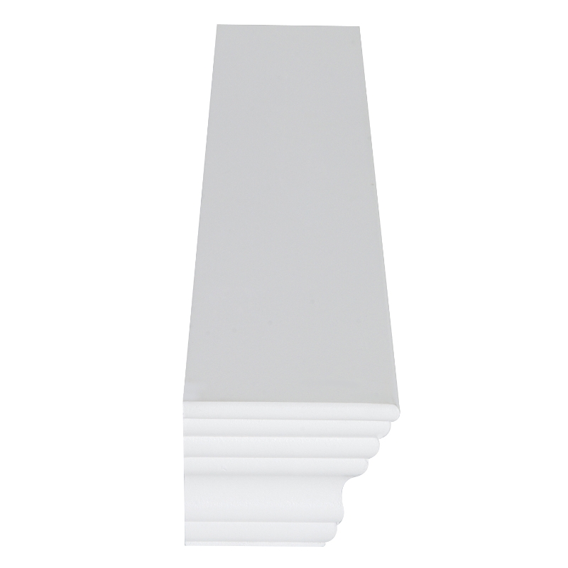 HOMCOM Floating Wall Shelf Ledge Wall Mounted Display Storage Rack Set of 2 White