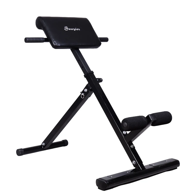 Soozier Folding Back Hyper Extension Bench Hyperextension Roman Chair