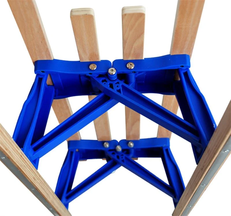 HomCom Folding Vintage Natural Wood Snow Sled Racer