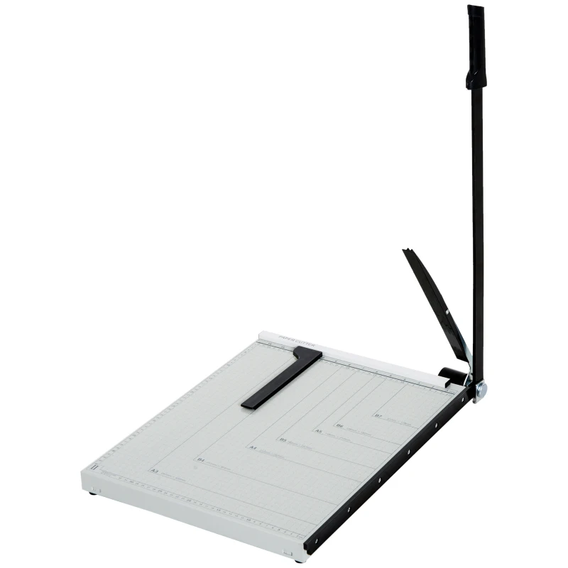 Open Box HOMCOM Paper Cutter Guillotine 12 A3 Sheet Paper Cutting Machine