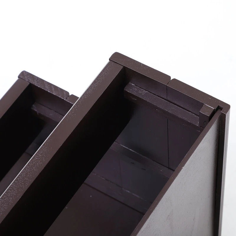 PawHut 3 Step Wooden Carpeted Non Slip Pet Stairs Ramp for Cats and Small Dogs - Brown