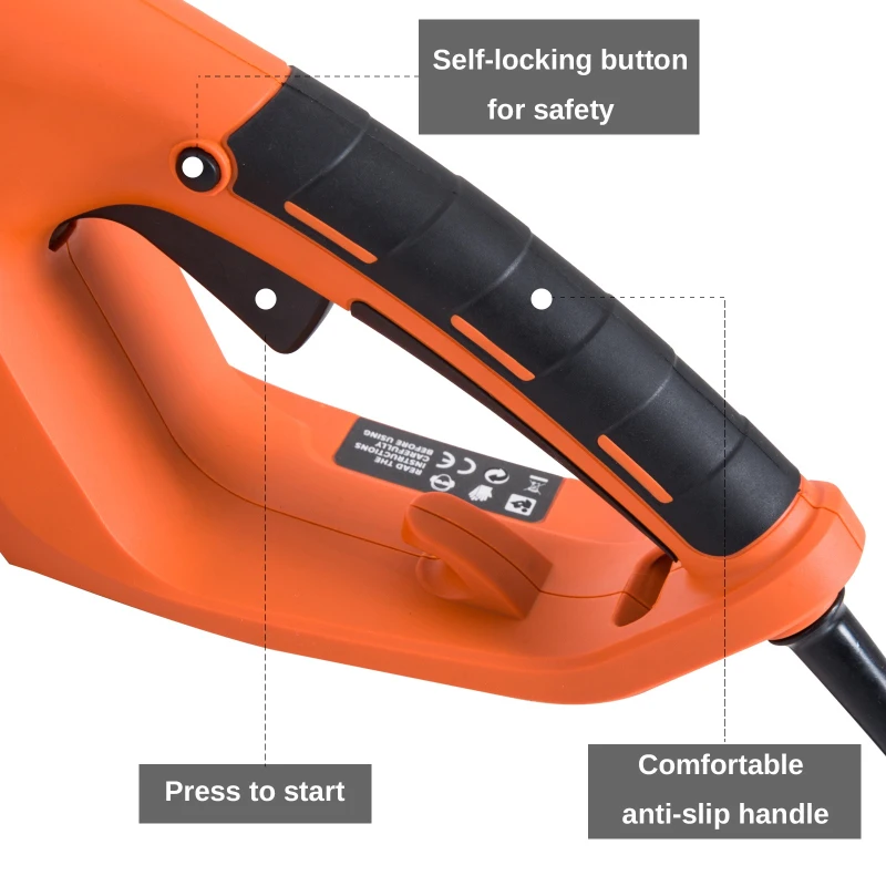 Open Box DURHAND 16” 13-Amp 120V Corded Electric Chainsaw Adjustable - Orange