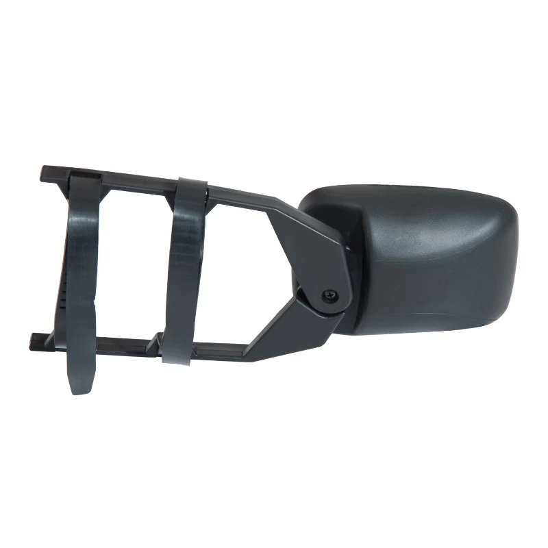 HOMCOM Set of 2 Universal Clip-on Towing Side Mirror Adjustable Extensions View Black