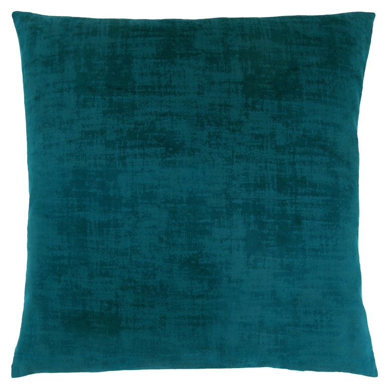 Monarch 18" x 18" Brushed Velvet Decorative Throw Pillow (1 pc) - Turquoise