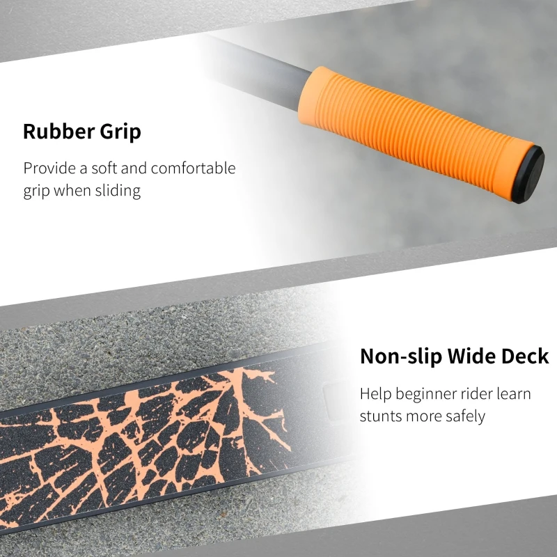 Soozier Stunt Scooter Entry Level Pro Scooter for Beginner w/ 2 Pegs Best Freestyle Trick Scooter Perfect for 14+ Boys and Girls