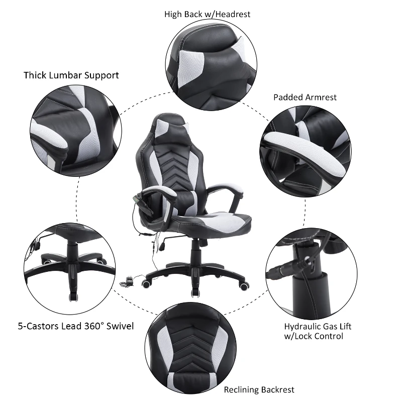 HOMCOM Massage Office Chair