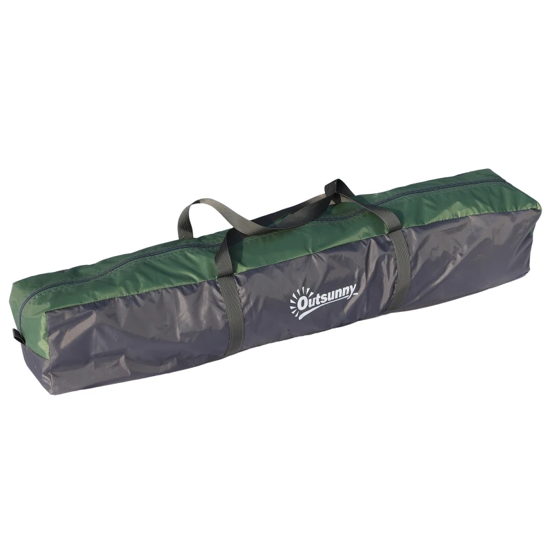 Outsunny 3-4 Person Cabin Tent with Instant Set Up Pop-Up Camping Shelter W/ Removable Waterproof Rainfly, Pack Storage Bag
