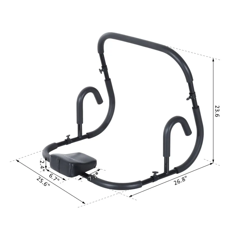 Soozier A91-027 Ab Roller Abdominal Crunch Fitness Trainer Exercise Equipment