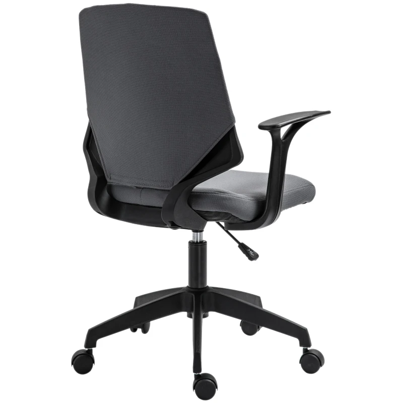 Vinsetto Ergonomic Home Office Chair 360° Swivel Height Adjustable Task Seat