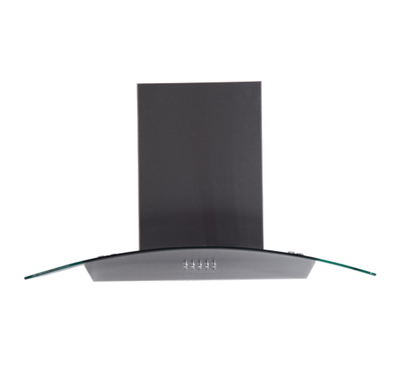 30" Kitchen Wall Mounted Range Hood/Vent -  Stainless Steel and Glass