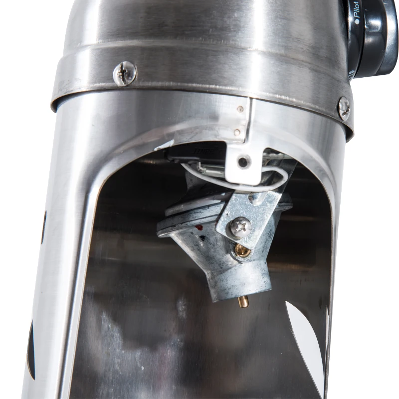 Outsunny Infrared Tabletop Patio Heater Outdoor Propane Butane Gas Stainless - Silver