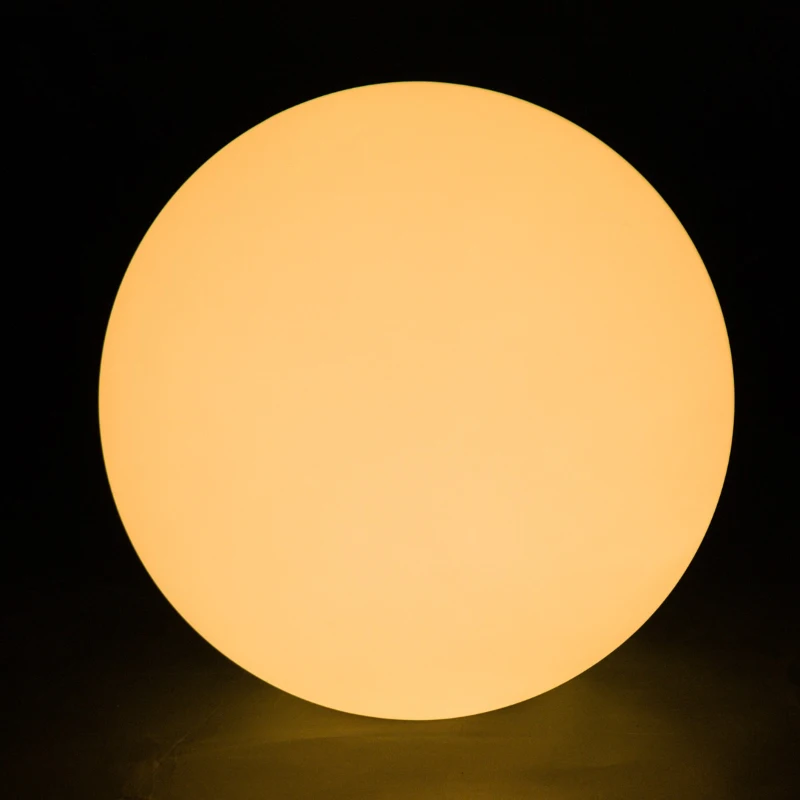 HOMCOM 16" RGB Waterproof Rechargeable Adjustable Color Changing Ball with Remote Control