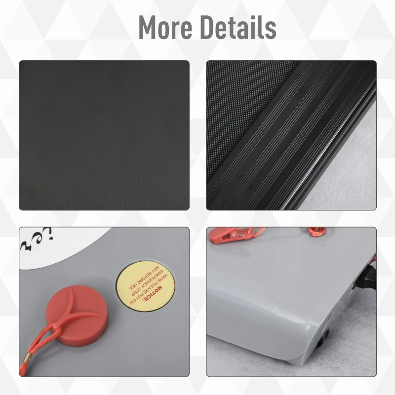 Soozier 1.5HP Electric Power Motorized Treadmill Fitness Jogging Walking Running Machine with LED Screen- Black