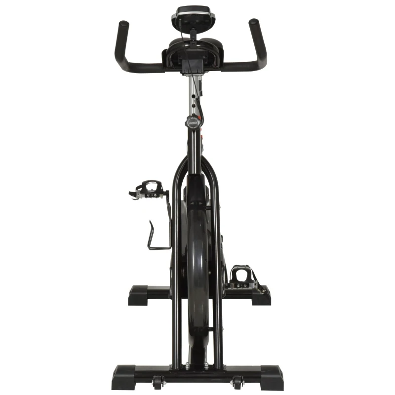 Soozier Stationary Exercise Training Bike Indoor Cycling Bike w/ LCD Monitor