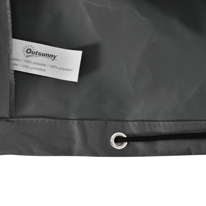 Outsunny 97" x 65" x 26" Weatherproof Outdoor Sectional Patio Furniture Cover with Ultimate Weather Protection, Gray