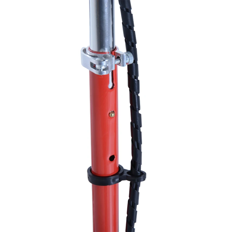 Qaba Adjustable Folding Electric Seated E-Scooter Battery Powered Motorized Bike Electric Scooter with Seat Red