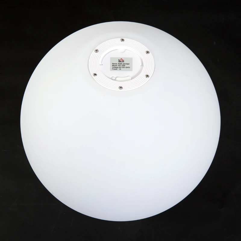 HOMCOM 16" RGB Waterproof Rechargeable Adjustable Color Changing Ball with Remote Control