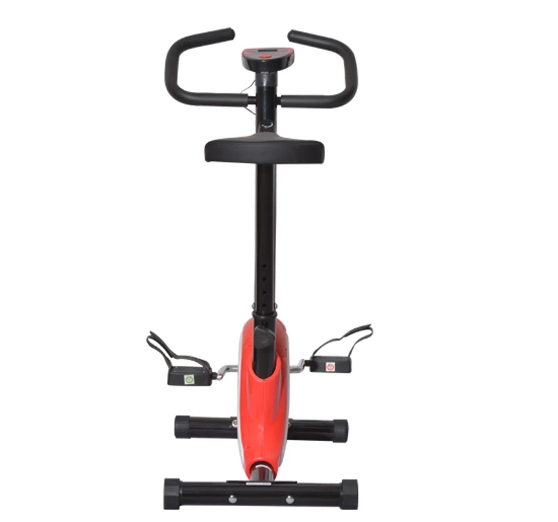 Soozier Upright Stationary Exercise Bike with LCD Display