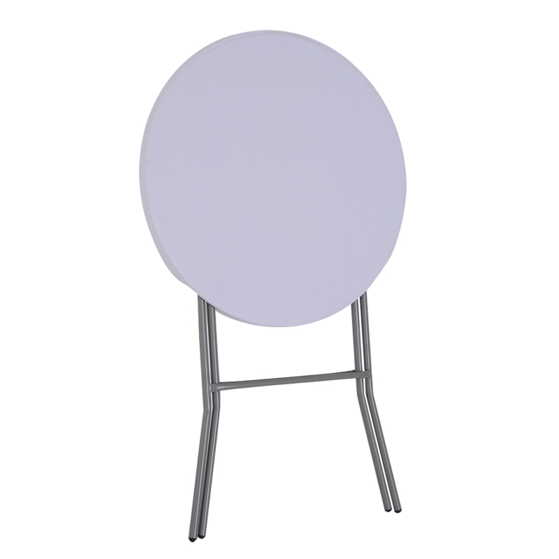 Outsunny 3pcs Garden Bar Table High Chair Set Folding Bistro Chat Set Metal Frame w/ Cover