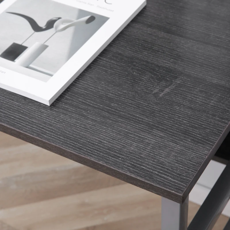 HOMCOM Drafting Table, Adjustable Drawing Desk, Multifunctional Writing Desk with 15-Level Tiltable Tabletop and Storage Shelf for Home Office, Black