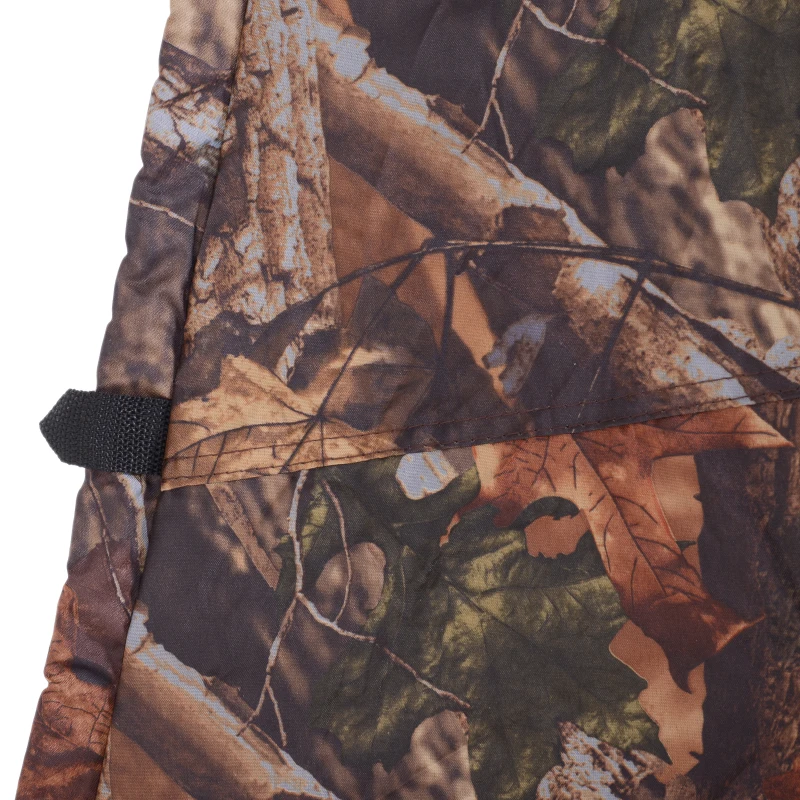 Outsunny Pop Up Ground Hunting Tent Outdoor Shooting Birdwatching Blind Hide Tent w/ Carry Bag 1-2 Person Portable Camouflage