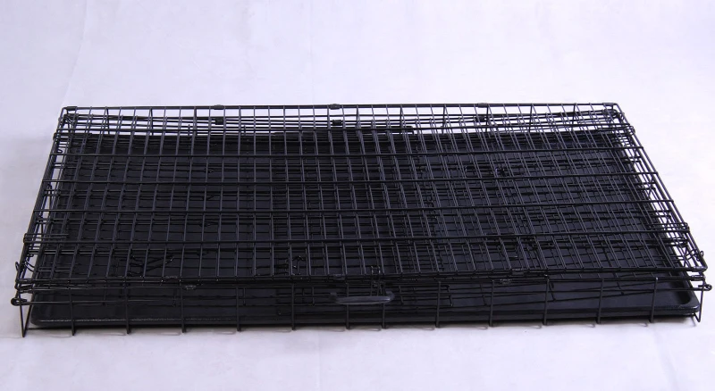 PawHut Pet  36" 2-Door Folding Dog Crate
