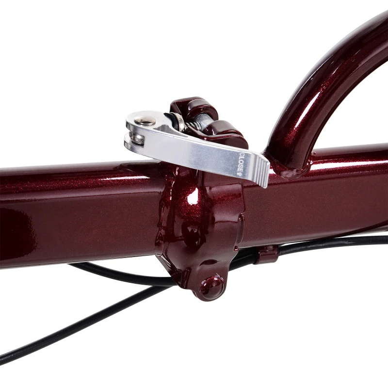 HOMCOM Knee Scooter for Foot Injuries in Adults with Basket Storage, Portable Folding Knee Walker Mobility Scooter for Medical Rehabilitation & Injuries, Red