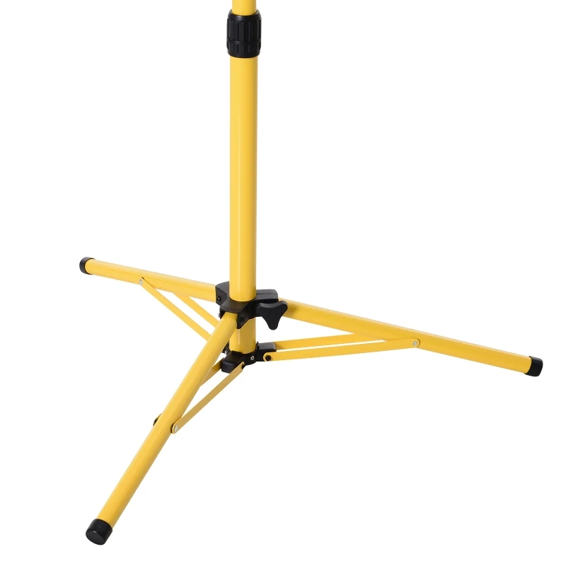 HOMCOM 8,000 Lumen LED Work Lights Dual Head Weather Resistant with Tripod Stand