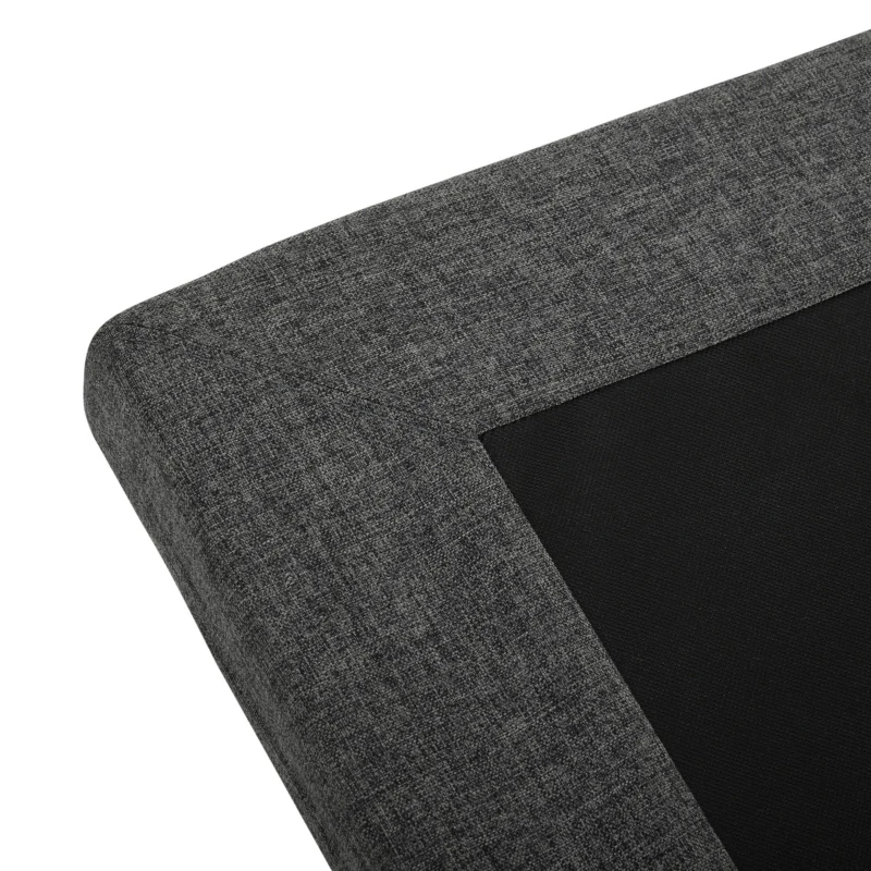 HOMCOM Queen Adjustable Bed Frame, Ergonomic Zero Gravity Power Bed Base with Head and Foot Incline, Memory, and Wireless Remote, Grey