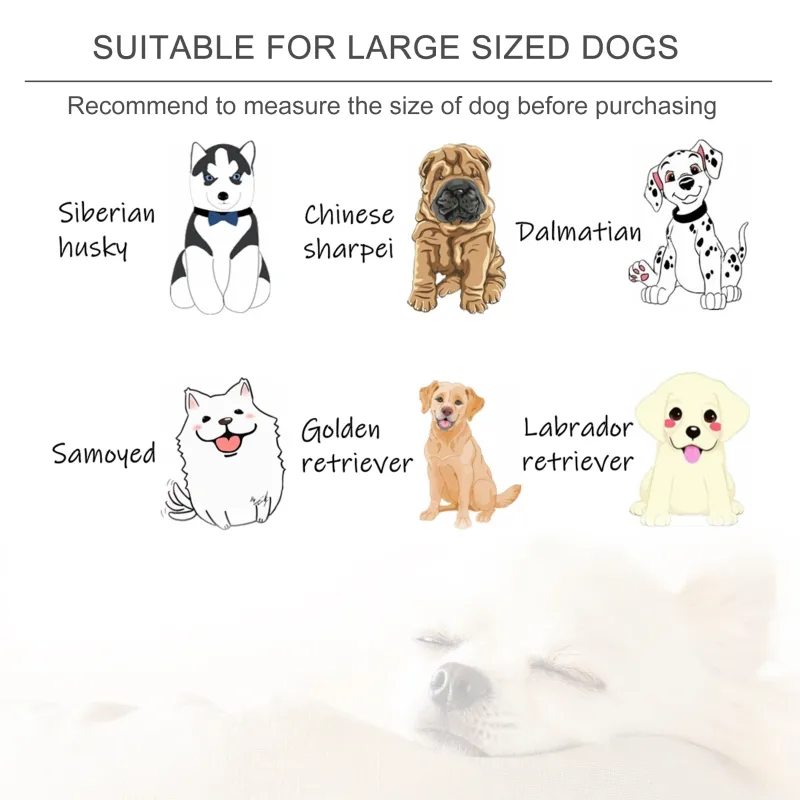 PawHut Elevated Dog Bed w/ Removable Pillow, Raised Pet Bed w/ Steel Frame & Breathable Mesh Fabric for Large Sized Dogs, Black