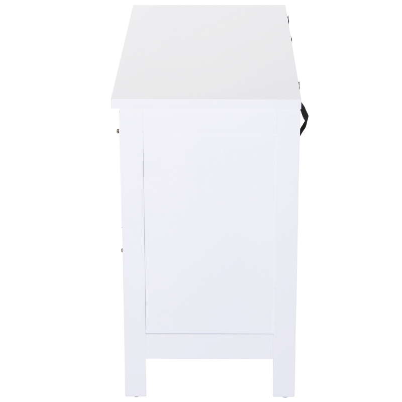 HOMCOM Storage Cabinet Floor Cabinet Drawer with Knob MDF