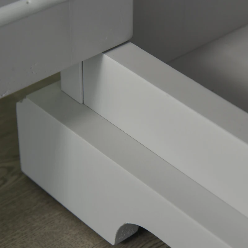 HOMCOM Buffet Storage Cabinet for Kitchen Entryway with 2 Cabinets and 3 Drawers, Adjustable Shelves, Grey