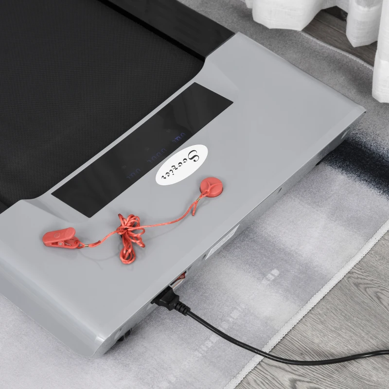 Soozier 1.5HP Electric Power Motorized Treadmill Fitness Jogging Walking Running Machine with LED Screen- Black