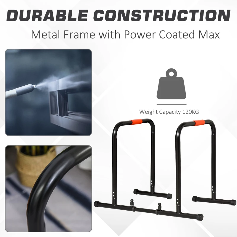 Multifunctional Dip Stand Station for Home Gym Equipment with Safety Connector