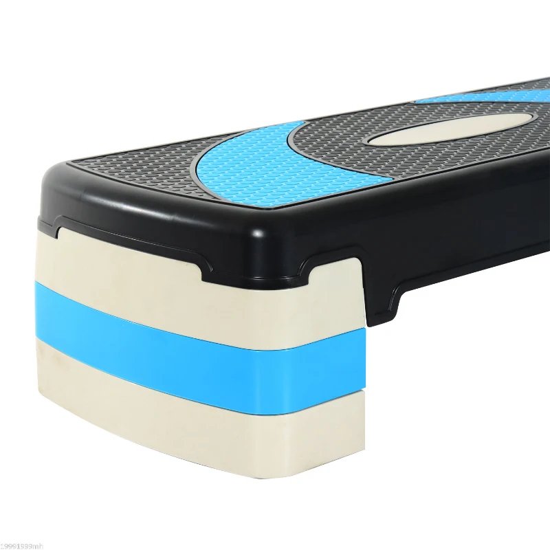 Soozier Adjustable Aerobic Stepper Step Exercise Trainer Workout Fitness Yoga Risers (Blue)
