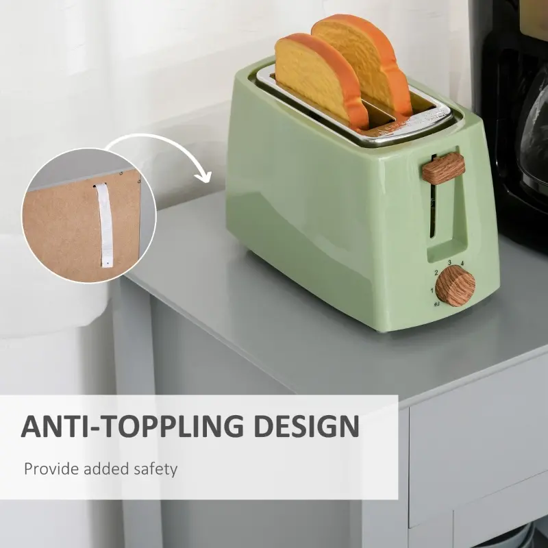 HOMCOM Retro Style Kitchen Sideboard, Buffet Cabinet, Cupboard with Glass Doors and Drawers, Adjustable Shelves for Living Room