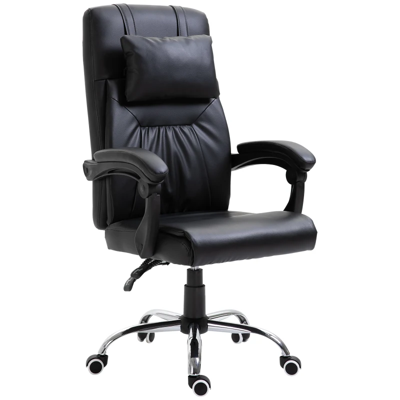 Vinsetto Executive Head Massage Office Chair 360° Swivel Adjustable Height Black