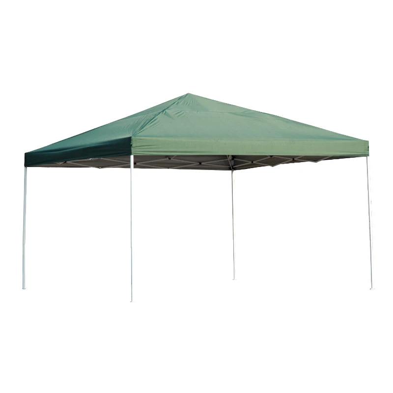 Outsunny 13x13ft Easy Pop up Tent Outdoor Sun Shelter with Carrying Bag Green